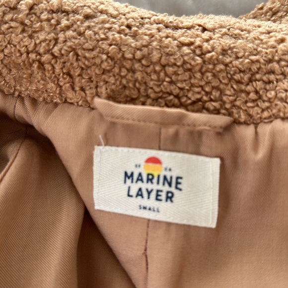 Marine Layer Camel Teddy Coat - Picture 8 of 9
